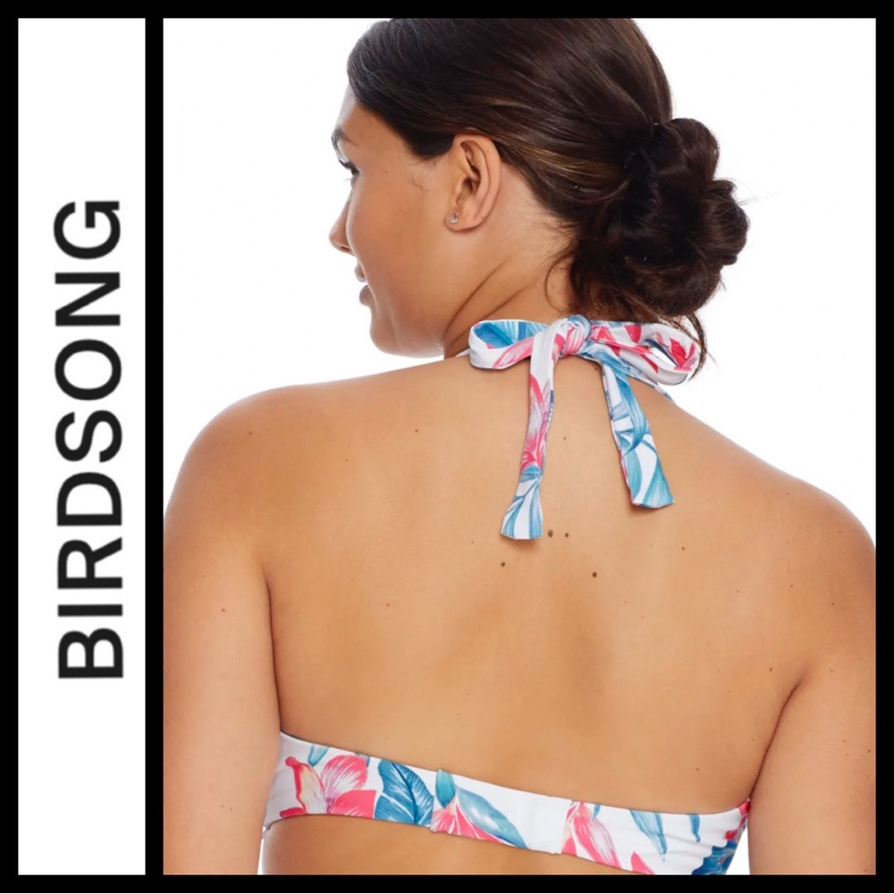 NWT Birdsong Bra-Size Ruffle Bikini Top - Picture 3 of 11